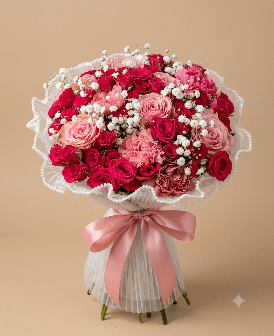 Blush & Crimson