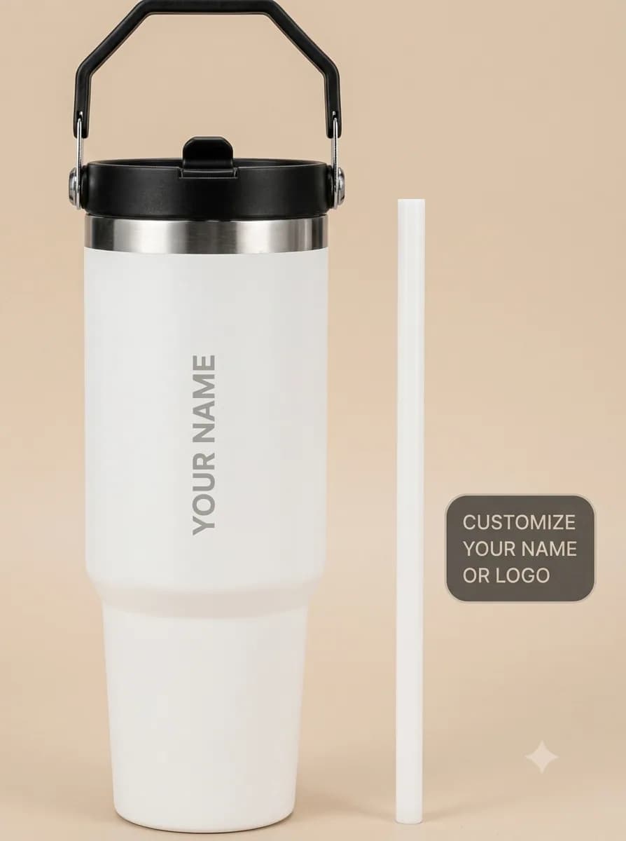 Personalised Stainless Steel Tumbler – 900 ml