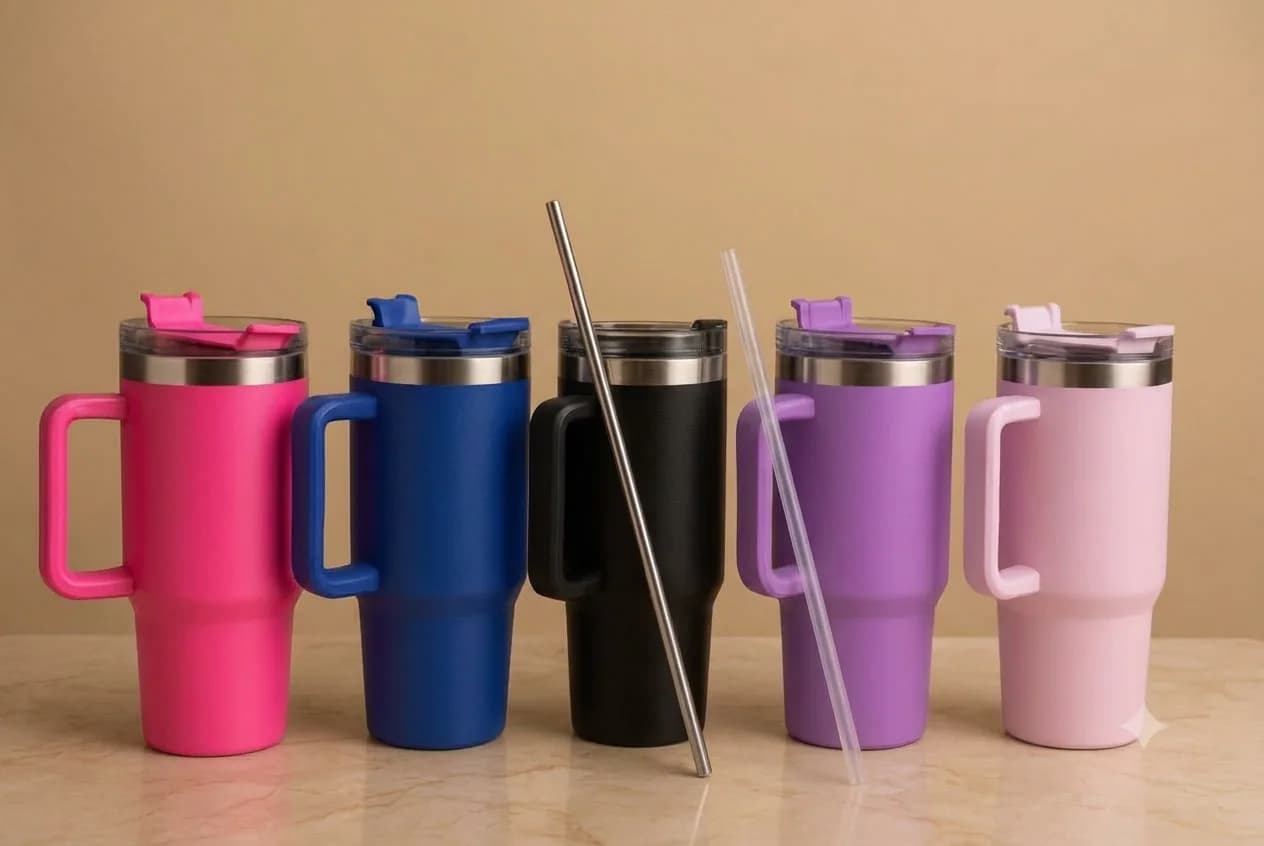 Stainless Steel Tumbler – 900 ml (Assorted Colours)