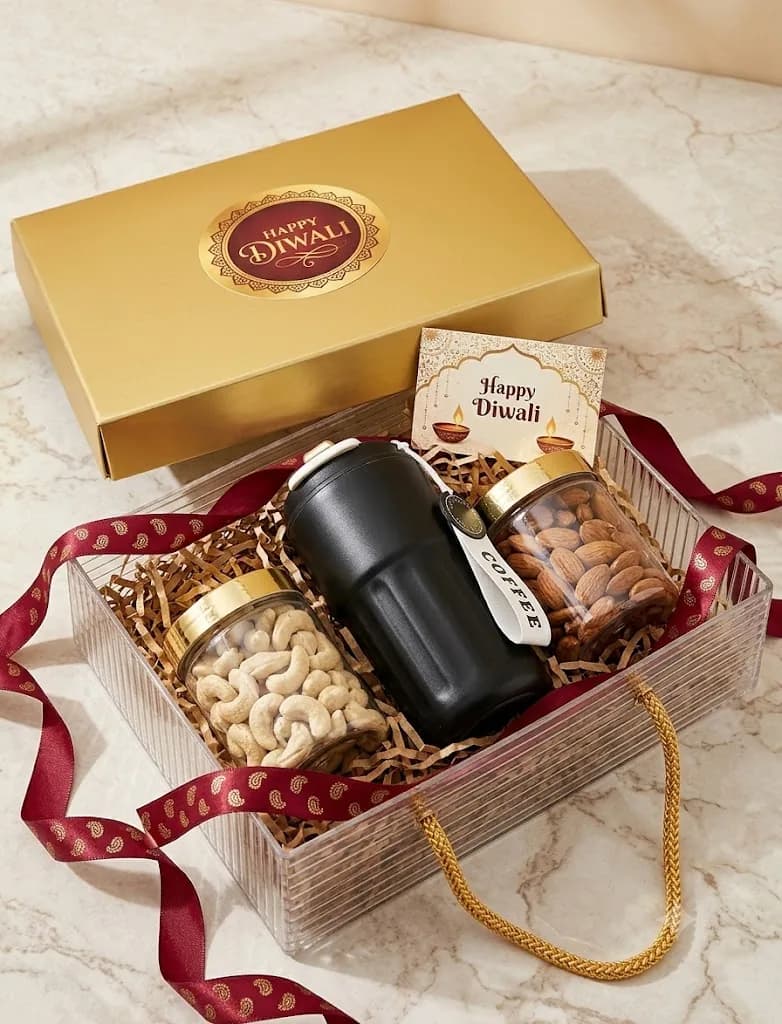 Insulated Coffee Mug Gift Combo – Black