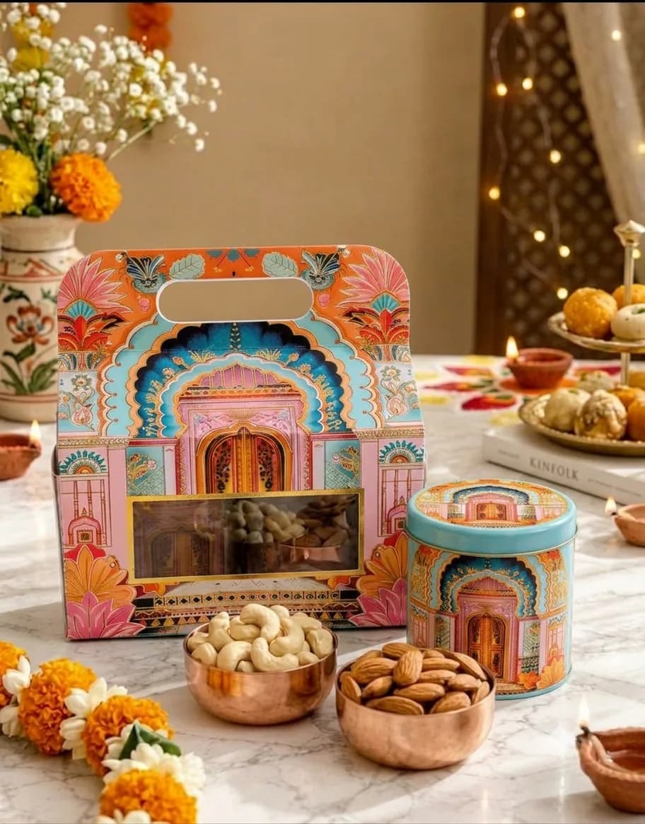 Palace Dry Fruit Combo with Tin Jar