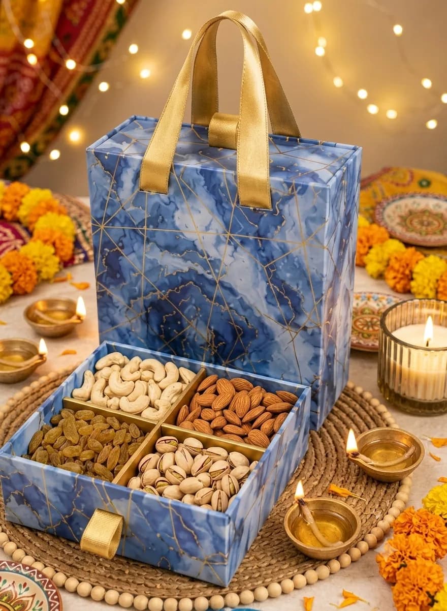 Sapphire Marble Dry Fruit Box